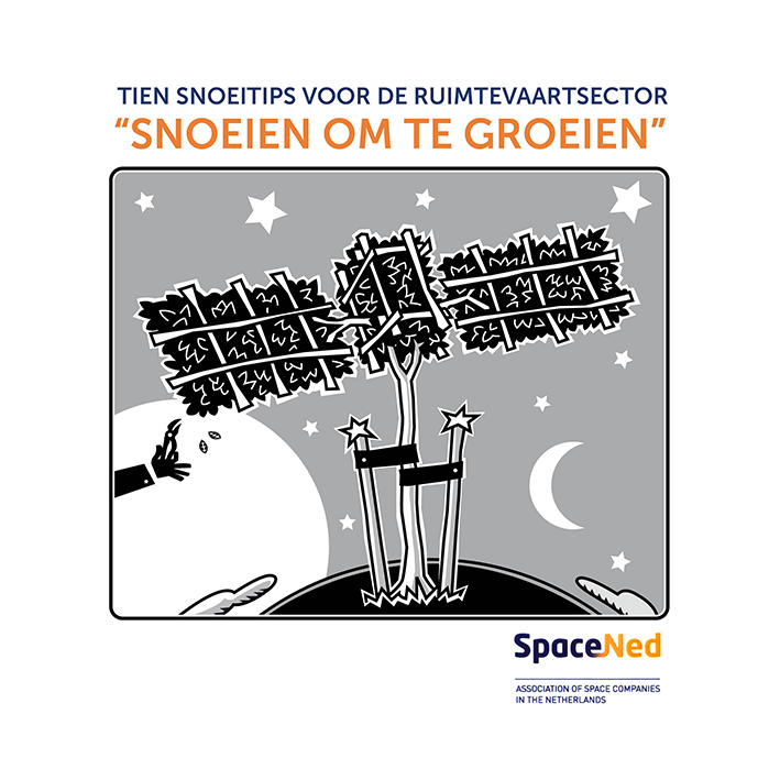 Cover boekje SpaceNed 'Snoeien om te groeien' 