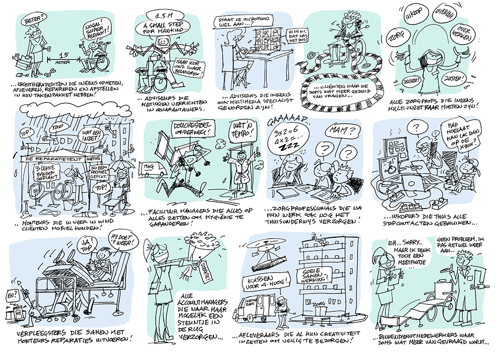 Schetsvoorstellen MHG bedankkaart