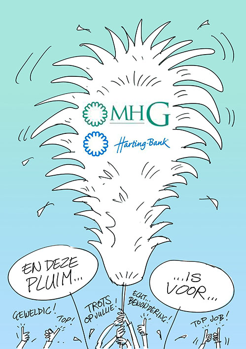 Schetsvoorstellen MHG bedankkaart