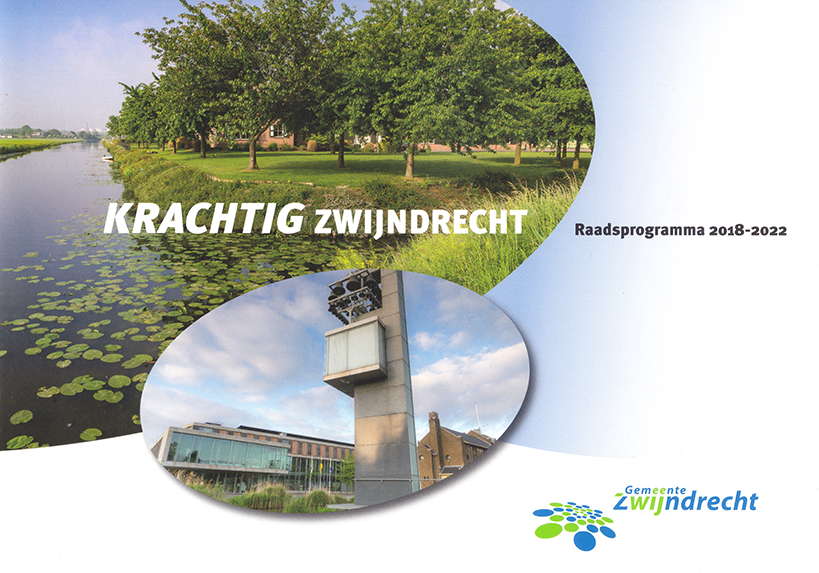 Cover boekje Raadsprogramma Krachtig Zwijndrecht