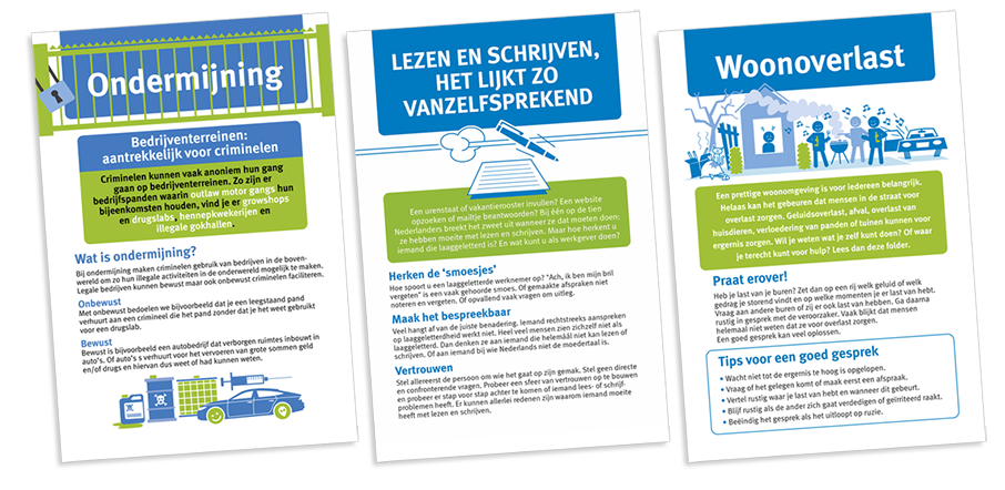 Foto 3 folders gemeente Zwijndrecht